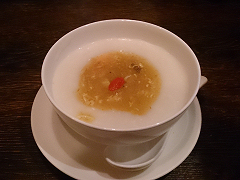上海蟹味噌あんかけのヘルシー中国粥