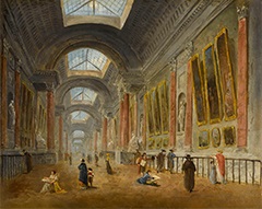 ルーブル宮グランド・ギャラリーの改修計画、1798年頃