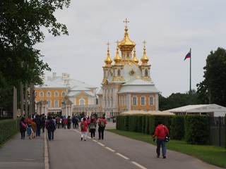 ペテルゴフの夏の宮殿の宮殿教会