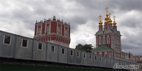 ノヴォデヴィチ女子修道院とボリショイ・ノヴォデヴィチ池