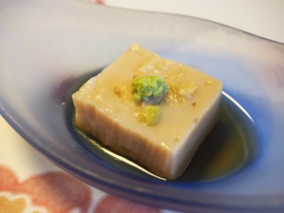 茄子豆腐 山葵 美味出し汁
