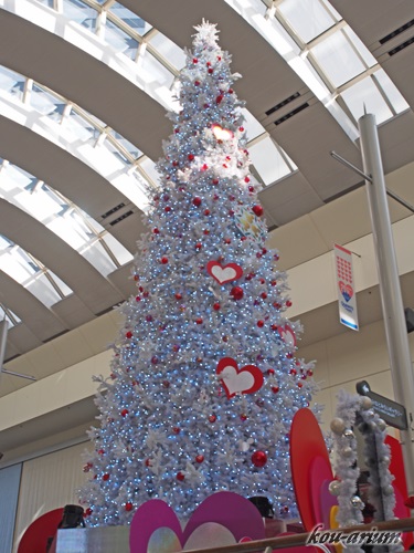 クイーンズスクエア横浜のクリスマスツリー2017