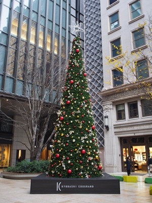 京橋エドグランのクリスマスツリー