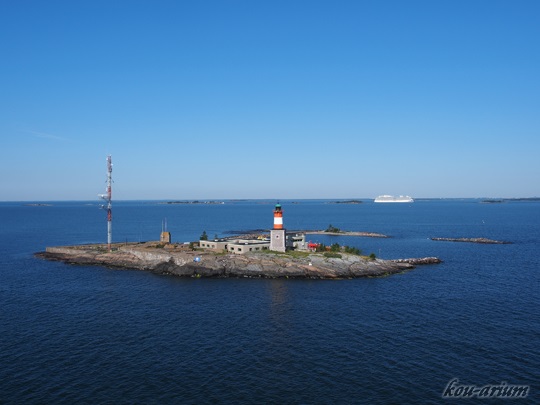 ヘルシンキ沖合のグラハラ灯台