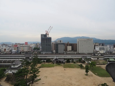 福山城からの眺め