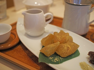 緑茶のわらび餅
